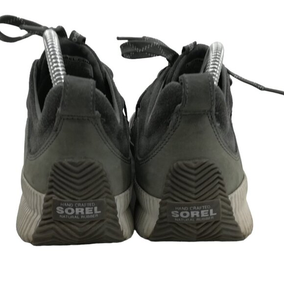 Sorel Out N About Gray Leather Suede Low Top Sneakers Size 10 Womens Waterproof - Picture 7 of 12